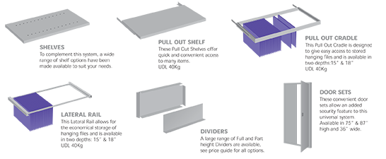 Office Shelving Accessories