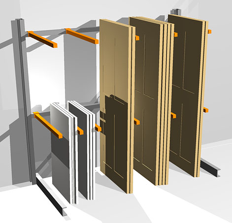 vertical racking telford